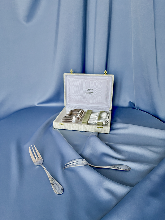 Silver-Plated Cake Forks